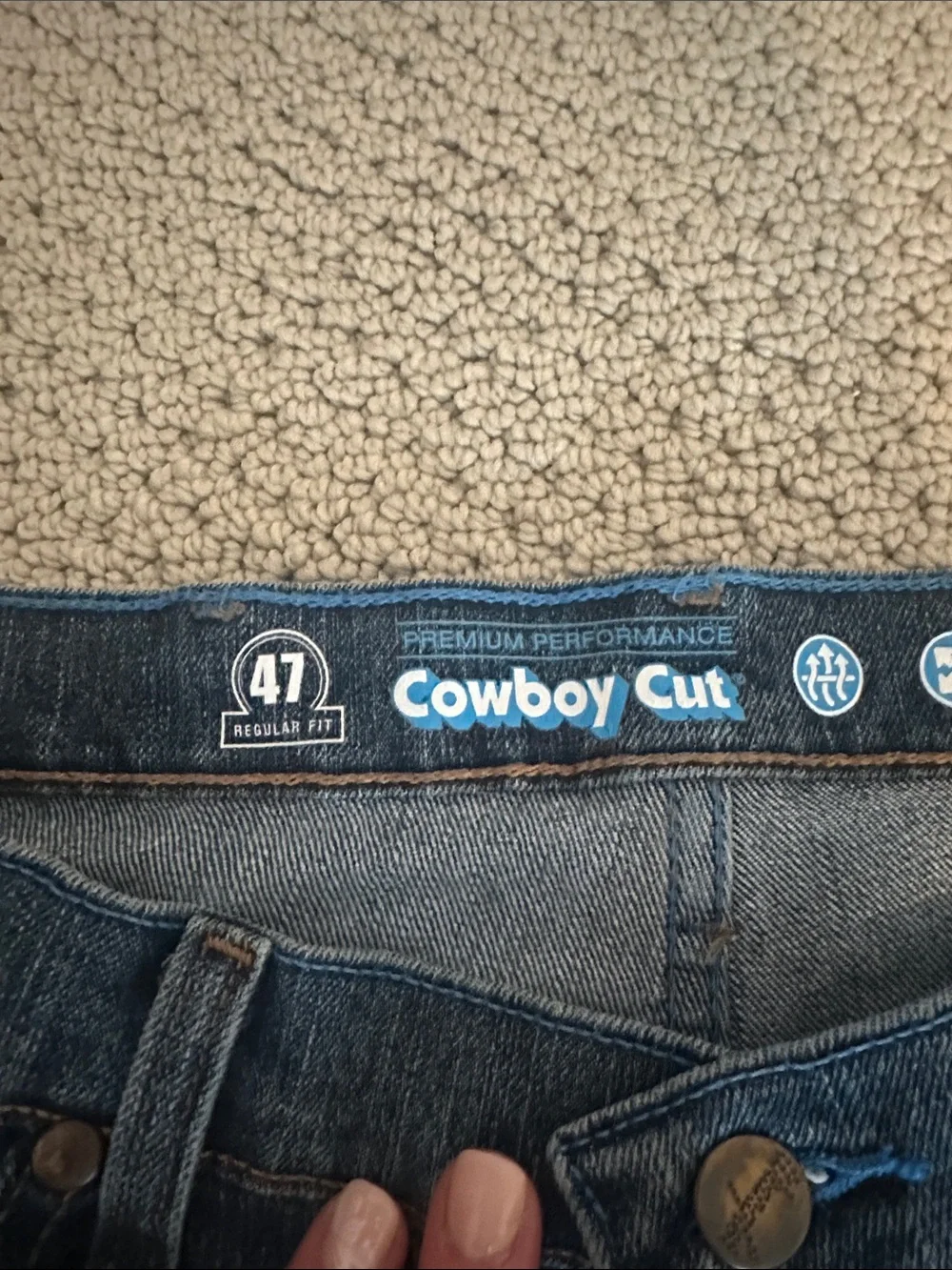 Wrangler Mens Cowboy Cut Regular Fit 47 33x32 Jens